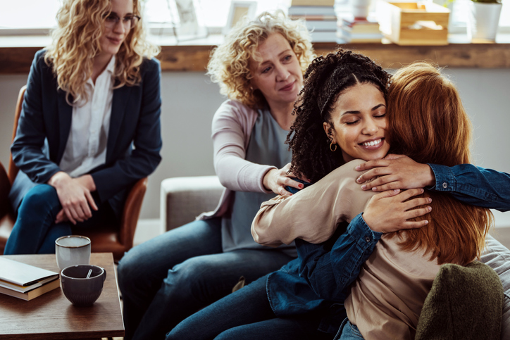 group of women reducing the stigma of mental health care